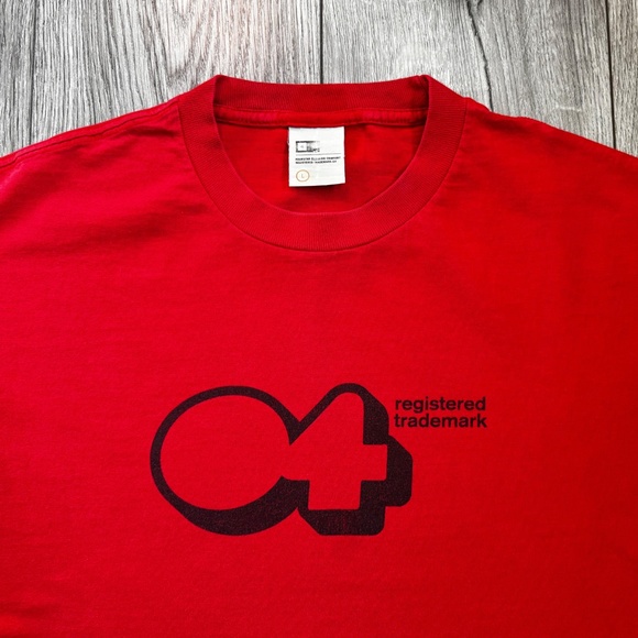 Fourstar Clothing Crewneck T-Shirt Men’s Size Large Red Vintage Skateboards Y2k - Picture 2 of 10